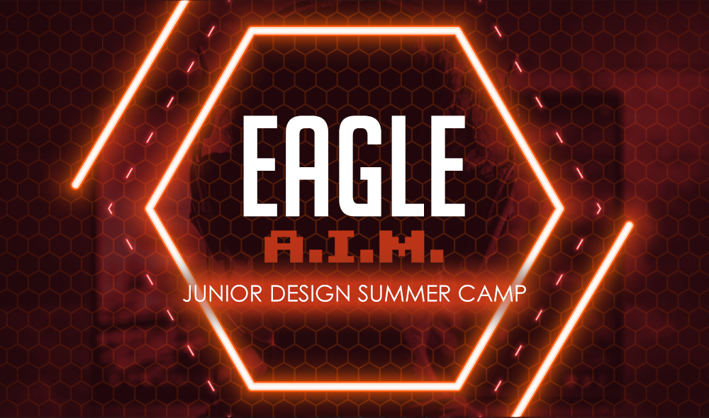 Eagle A.I.M.  Junior Design Summer Camp Logo