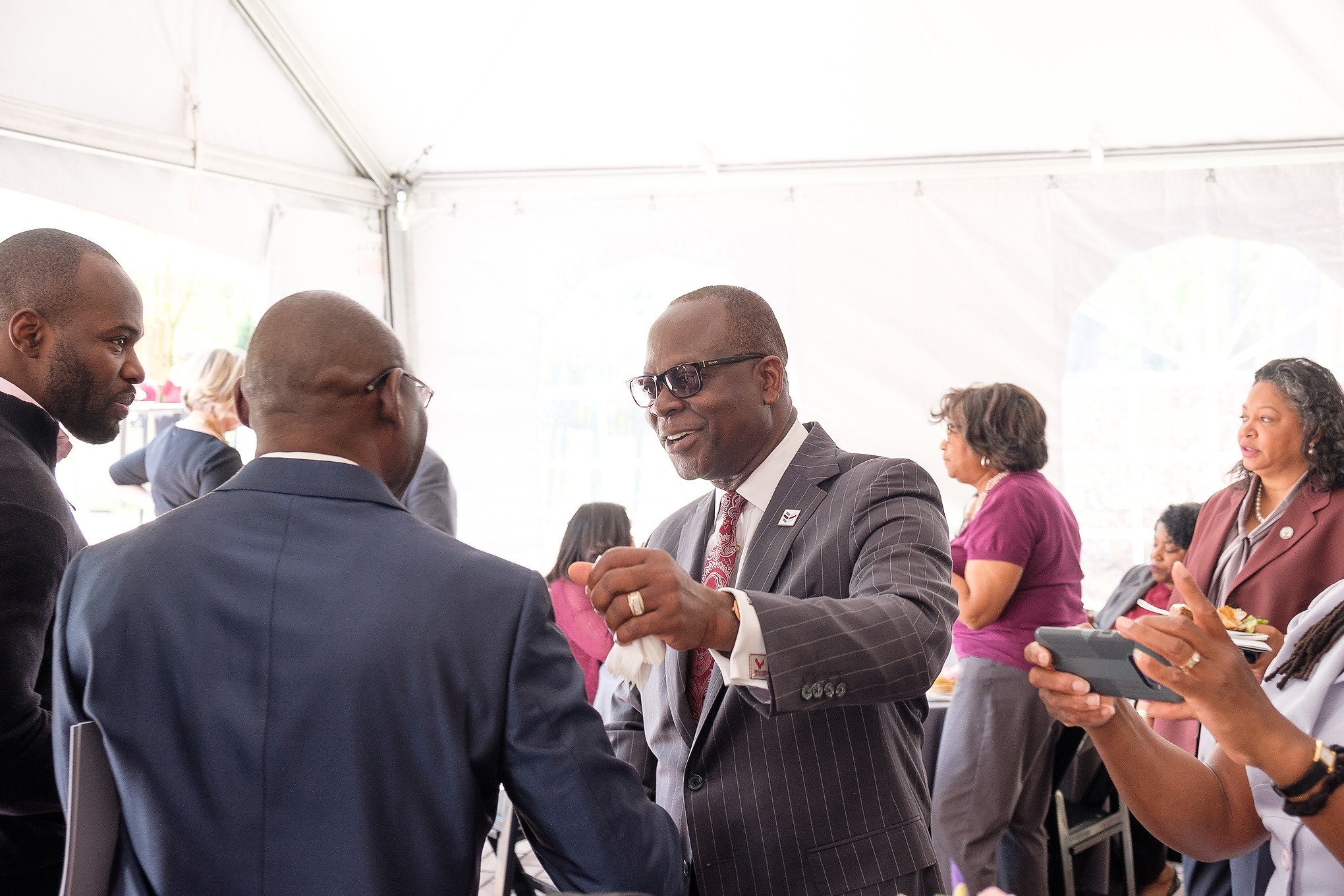 Dr. Johnson Akinleye at important event