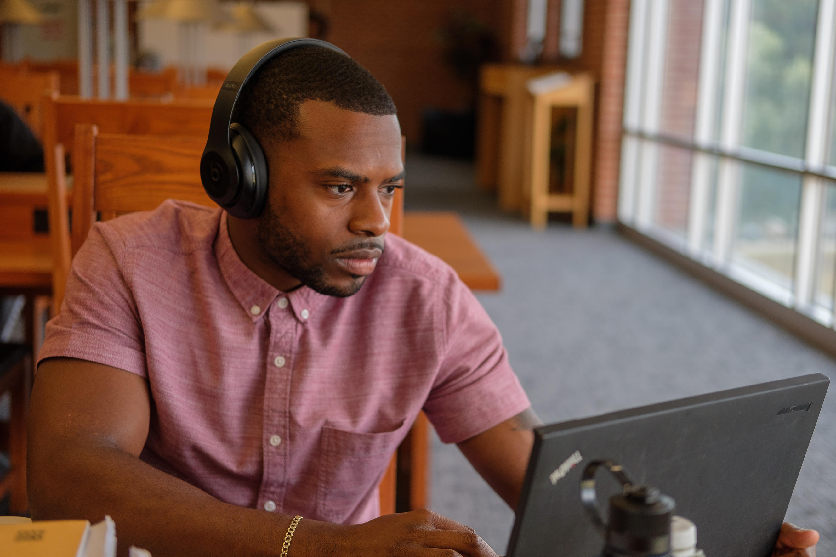 Student Attending Online Meeting
