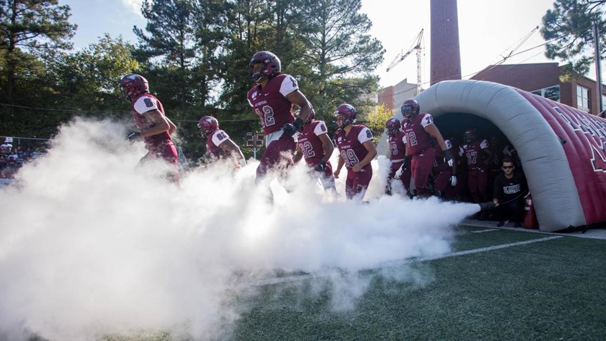 NCCU Football Players on Field