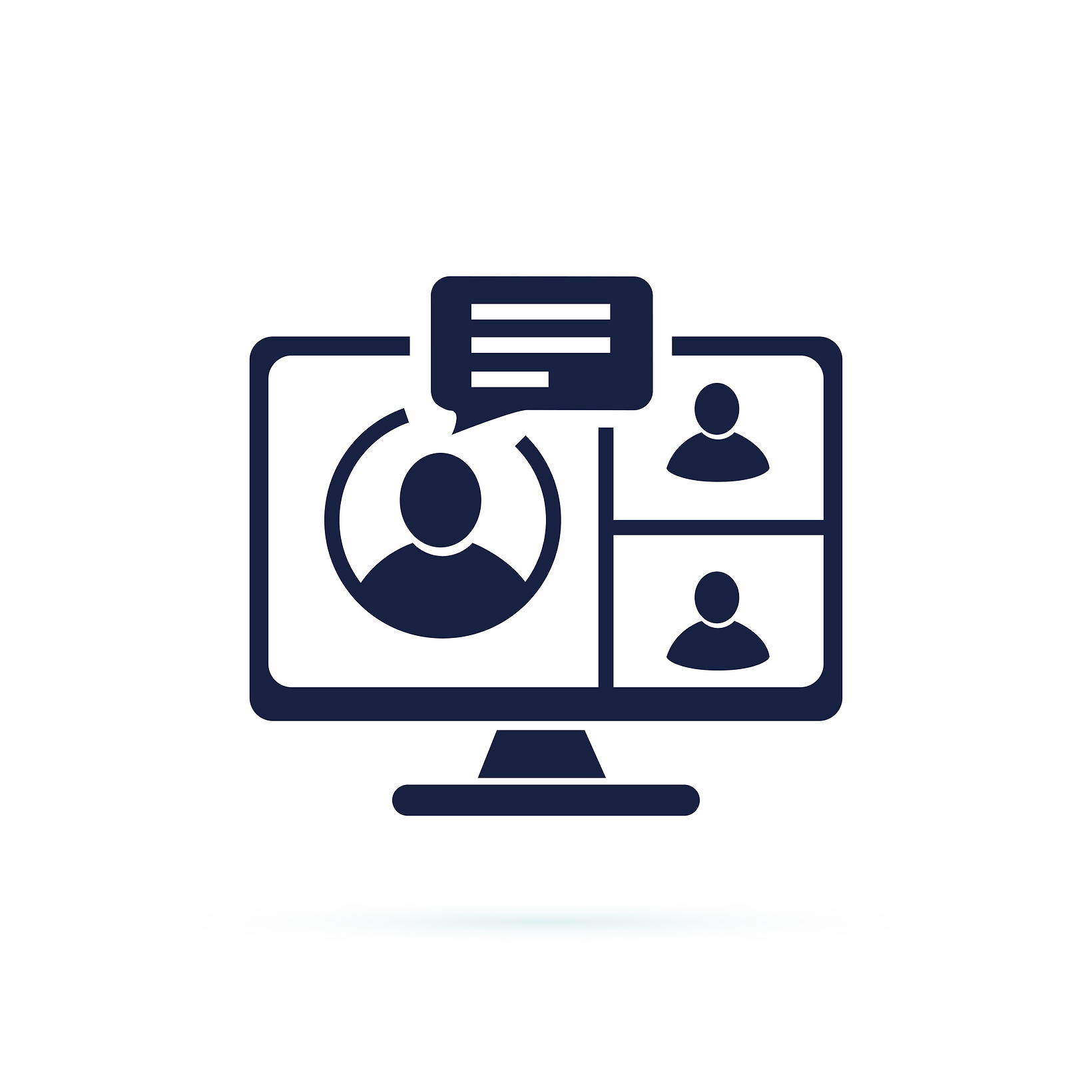 Video Conference Stock Image