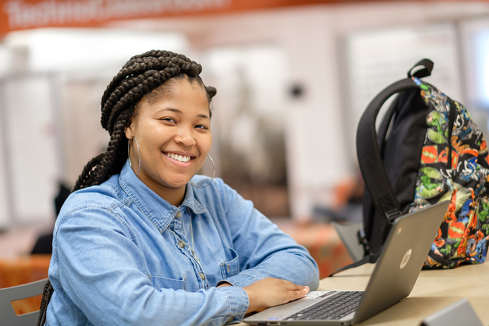 Student is attending virtual meeting