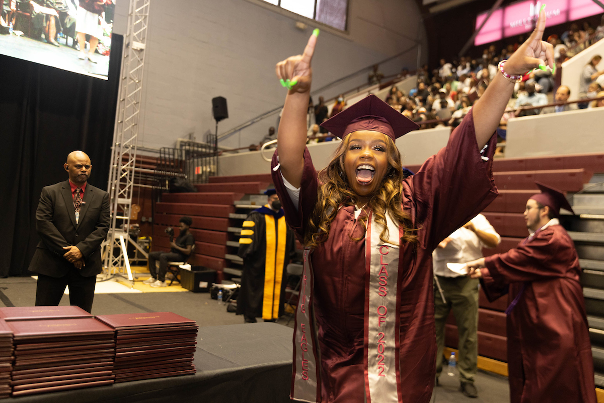 student graduating