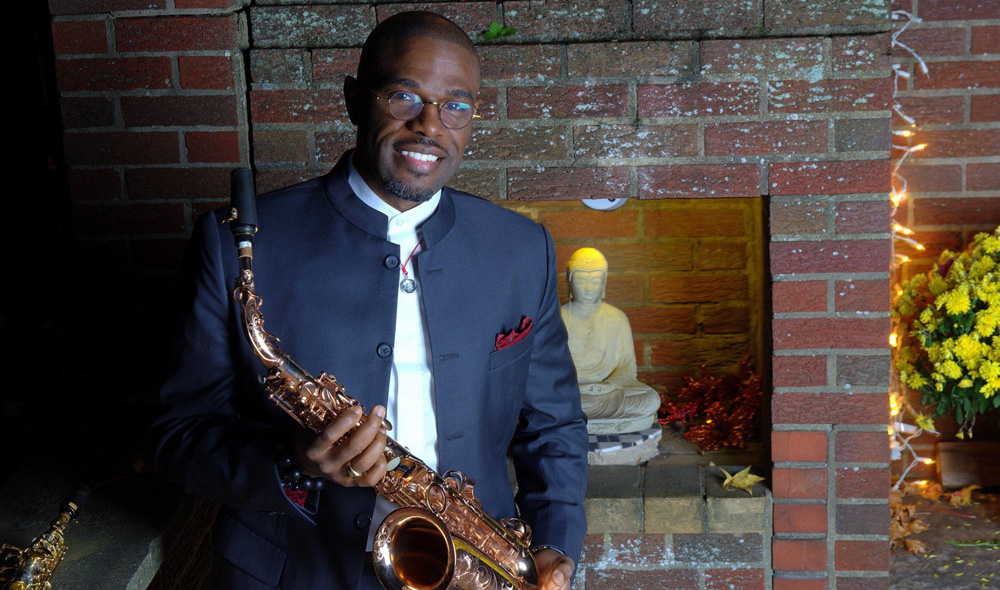Antonio Hart with saxophone