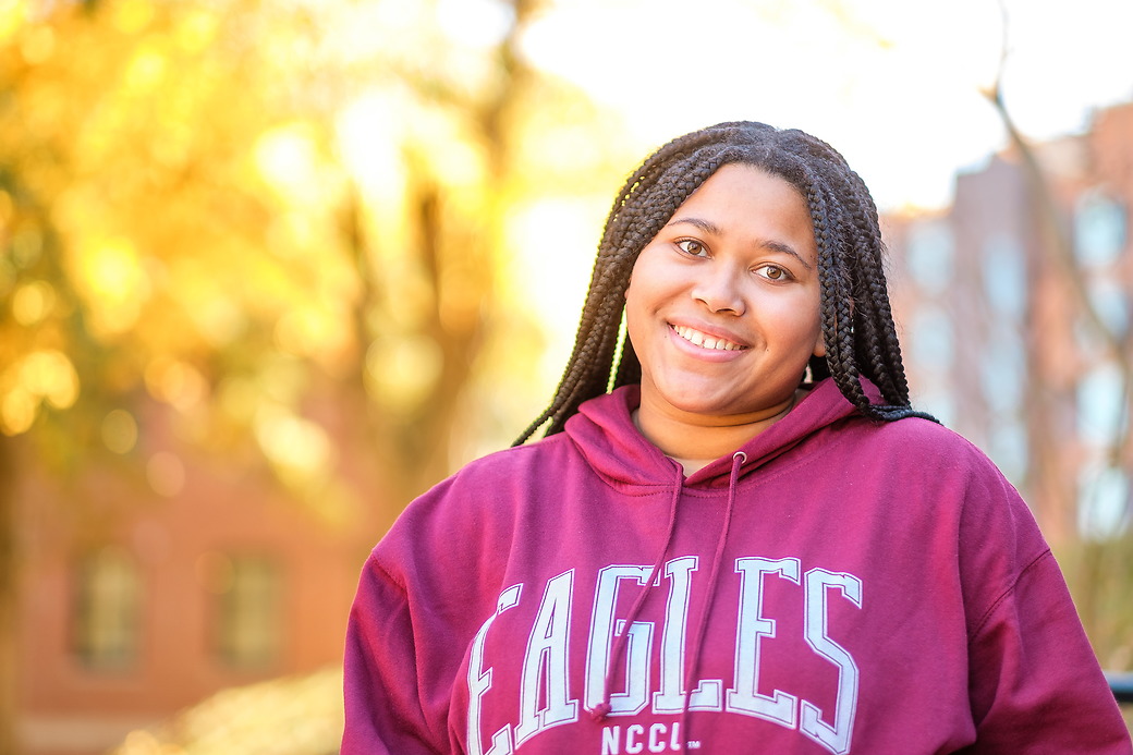 Smiling NCCU Student