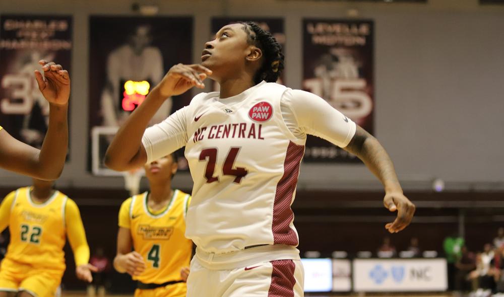 NCCU Women is playing basketball