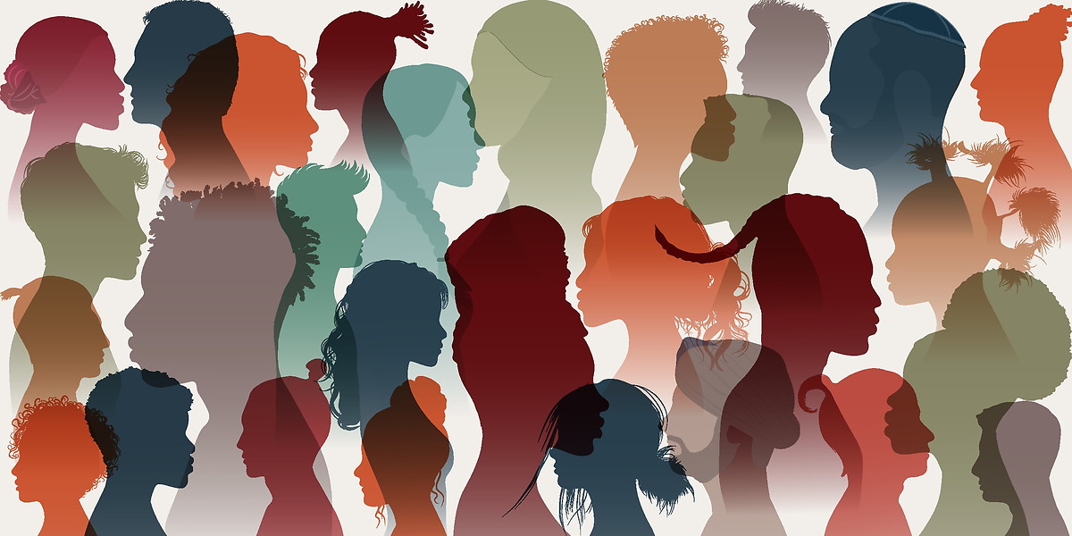 Diversity multiethnic people