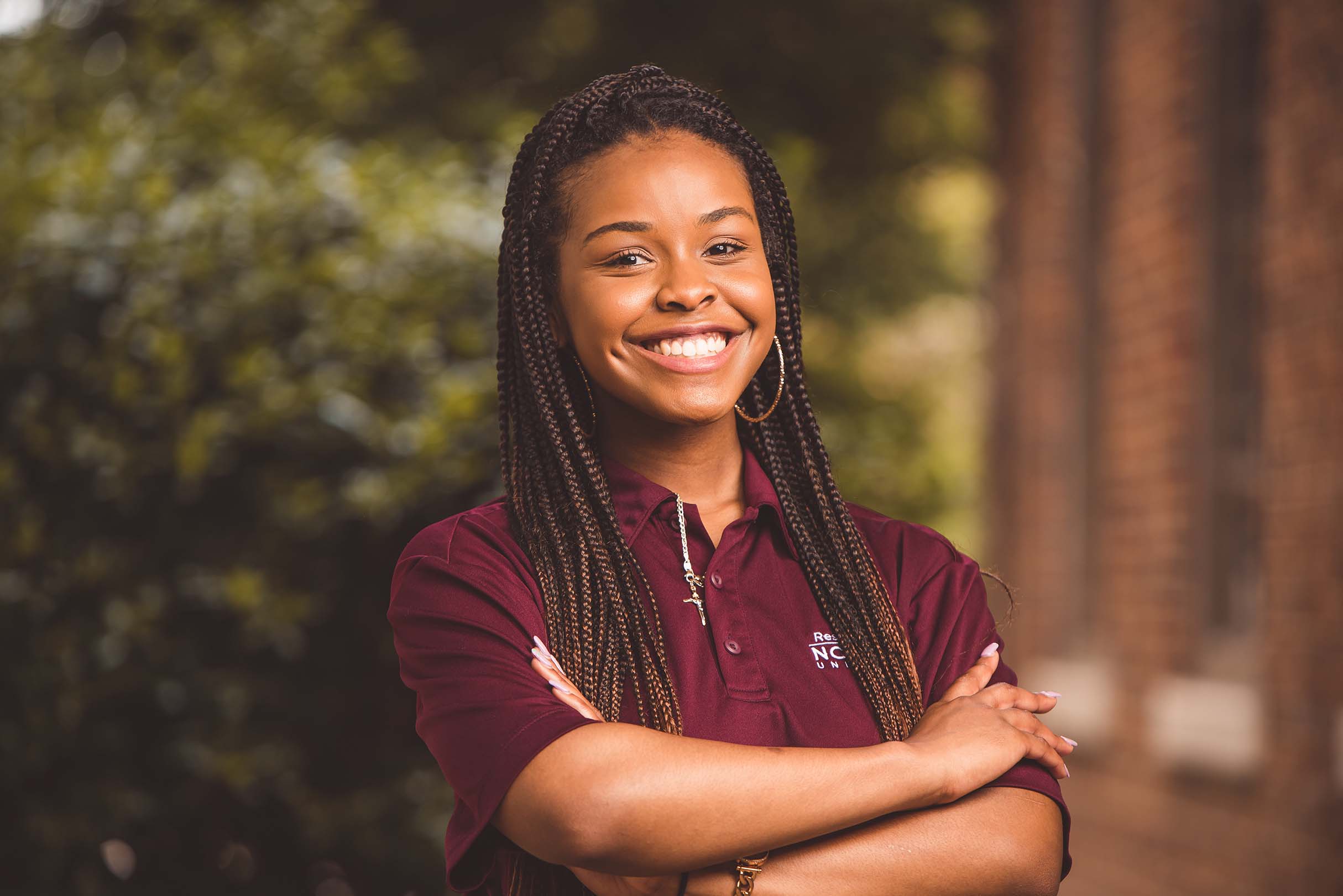 smiling student