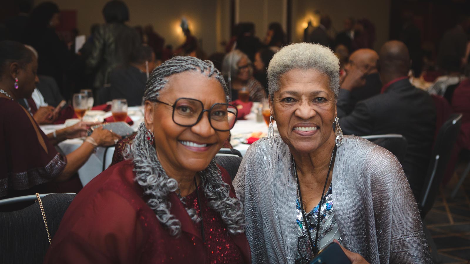 NCCU Alumni smiling together at reunion