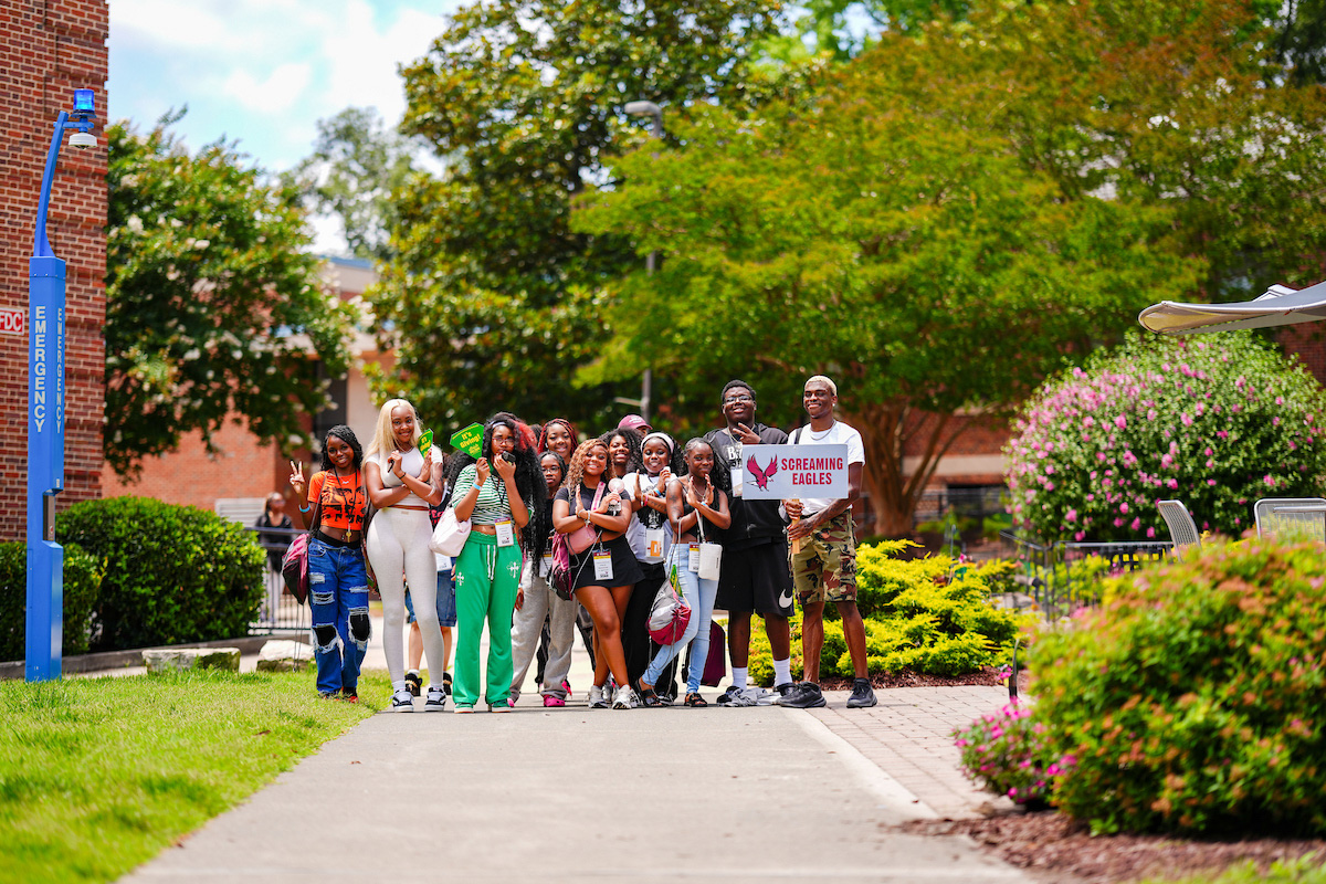 A group of NCCU alumni attending an event