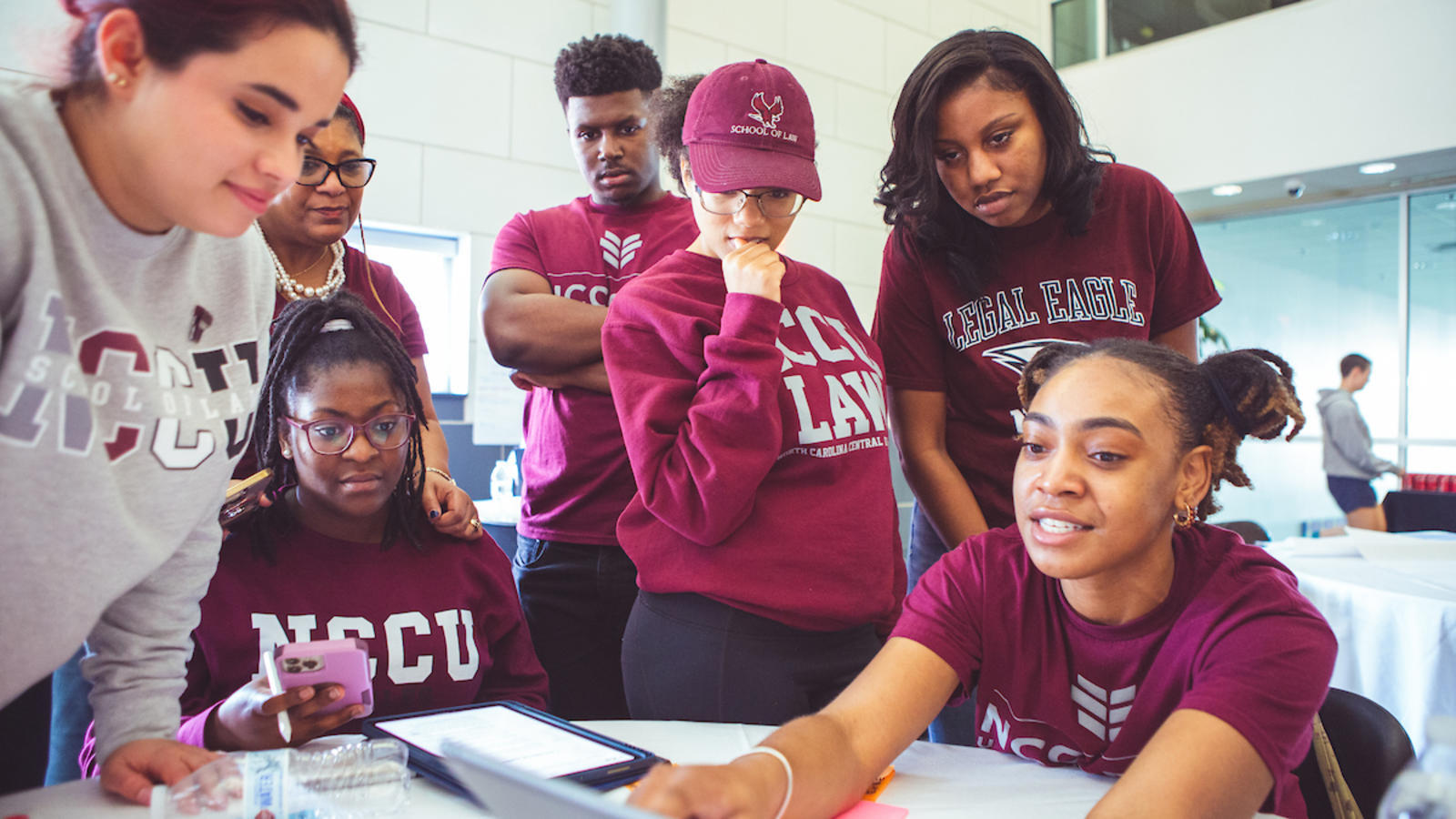 smiling students