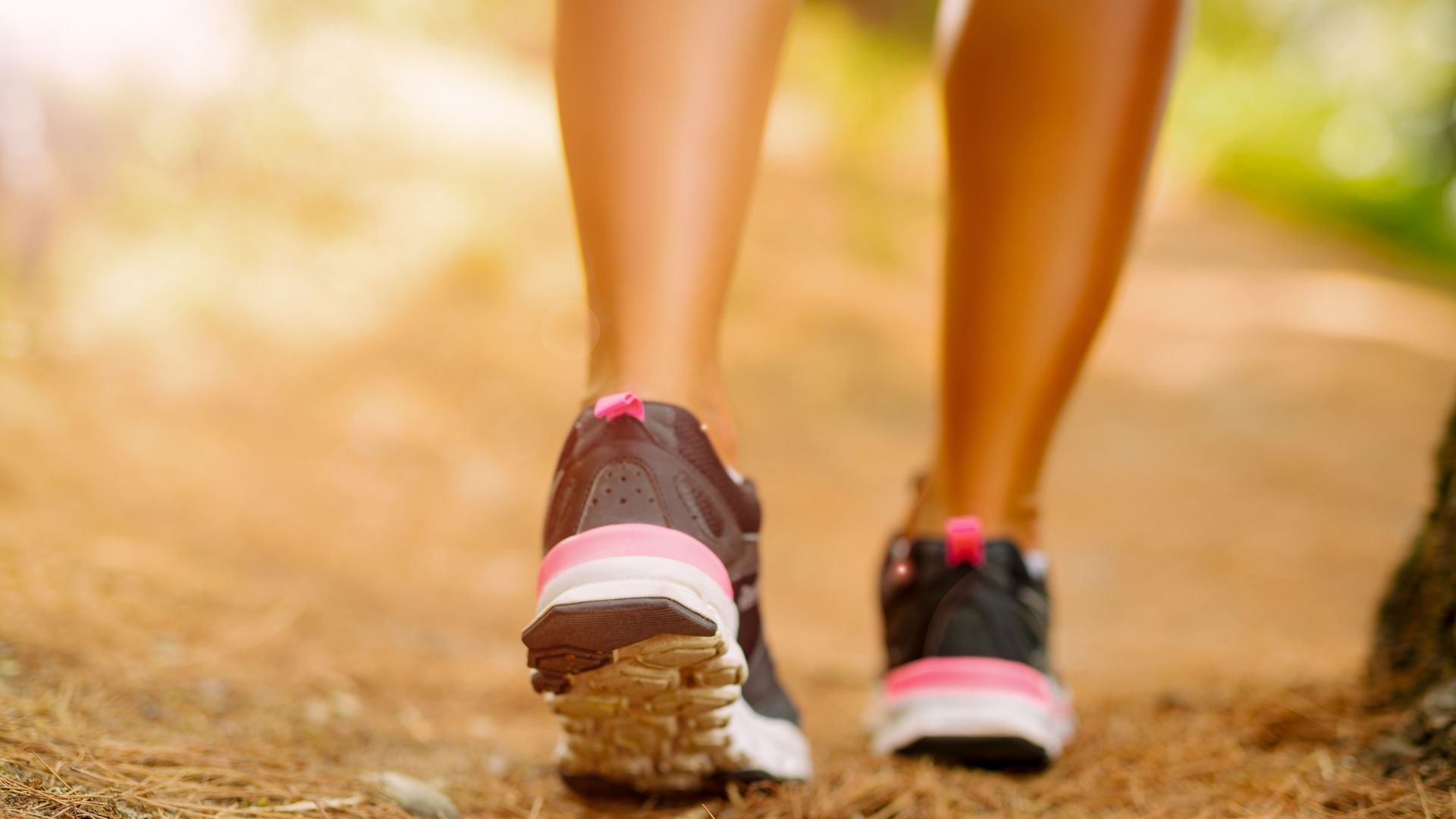 close up of person walking