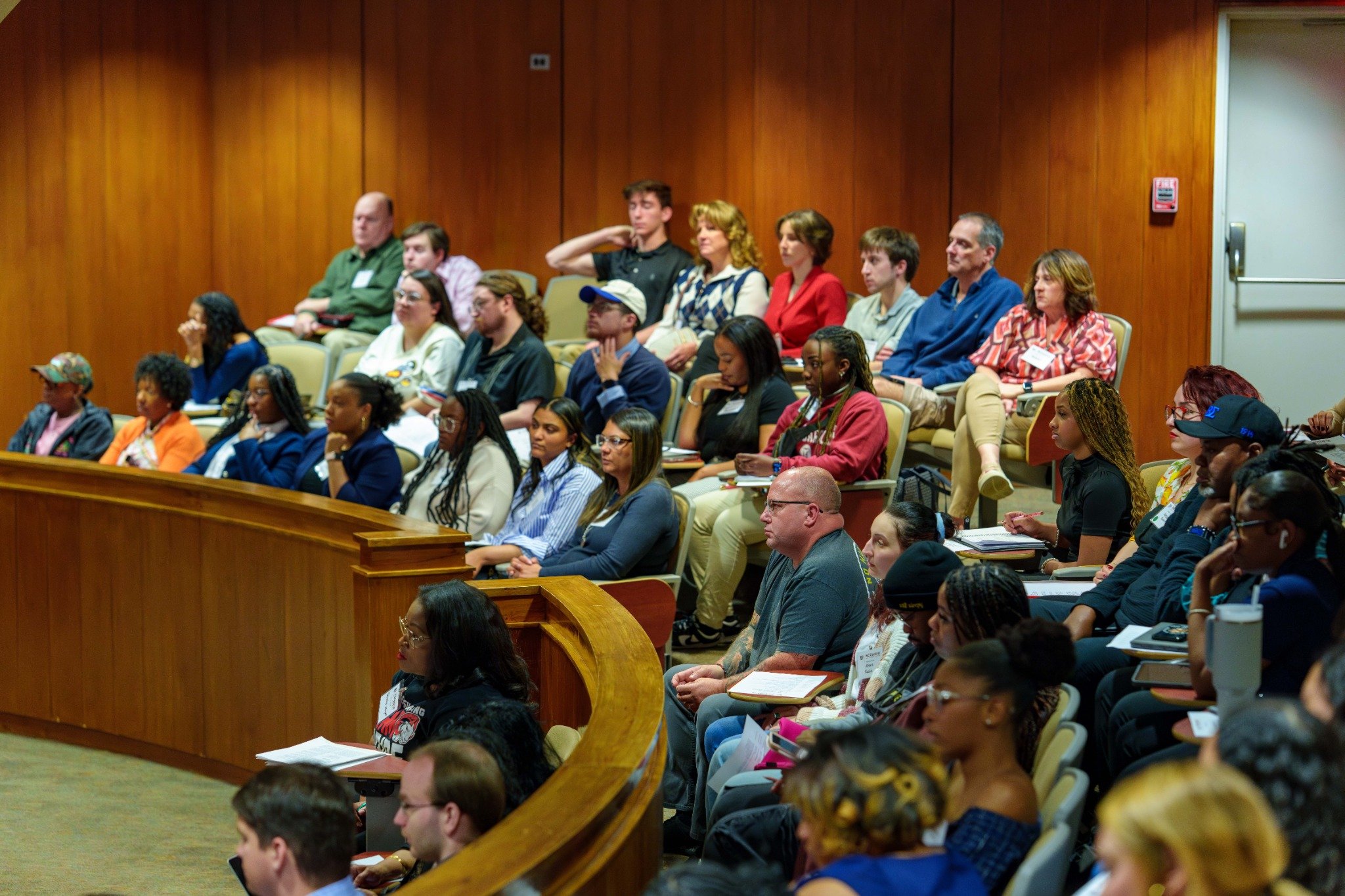 students in lecture hall