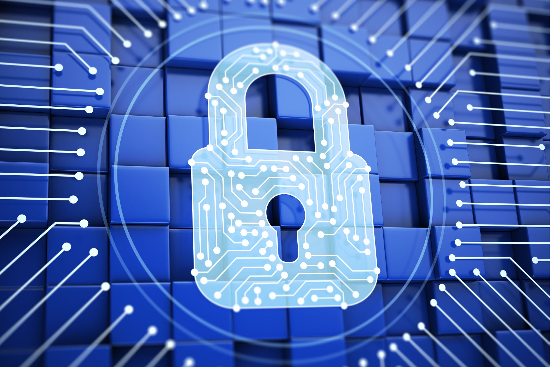 Photo with a digital lock