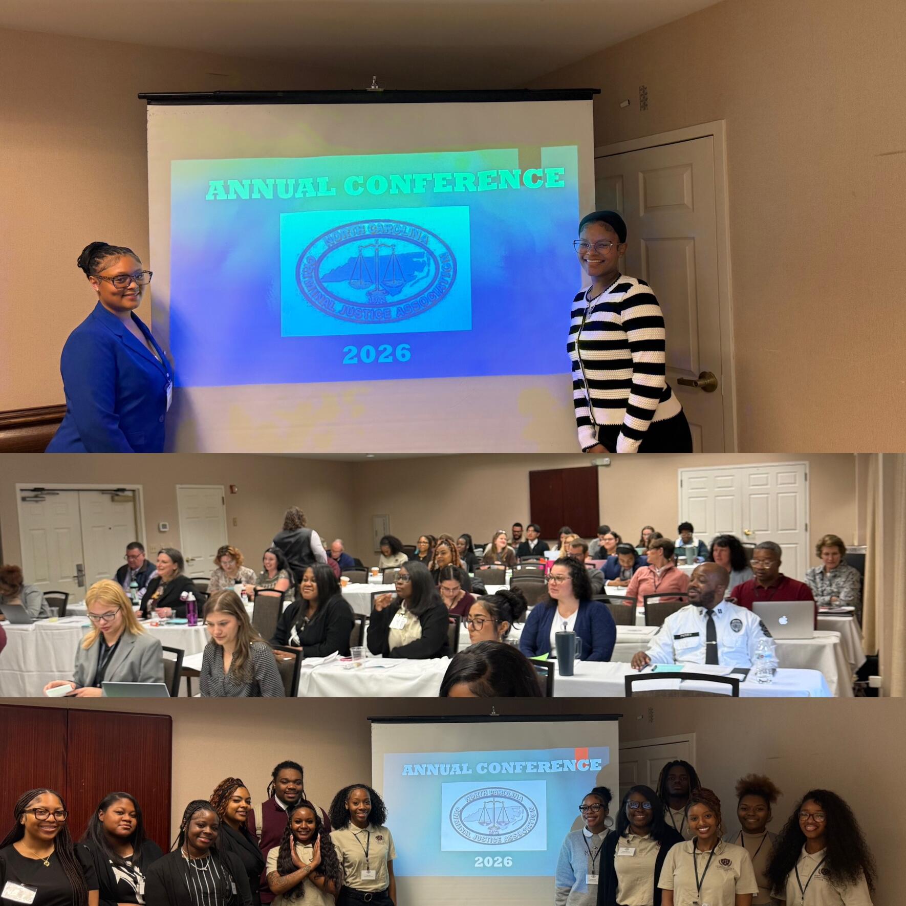 Students presenting at NCCJA