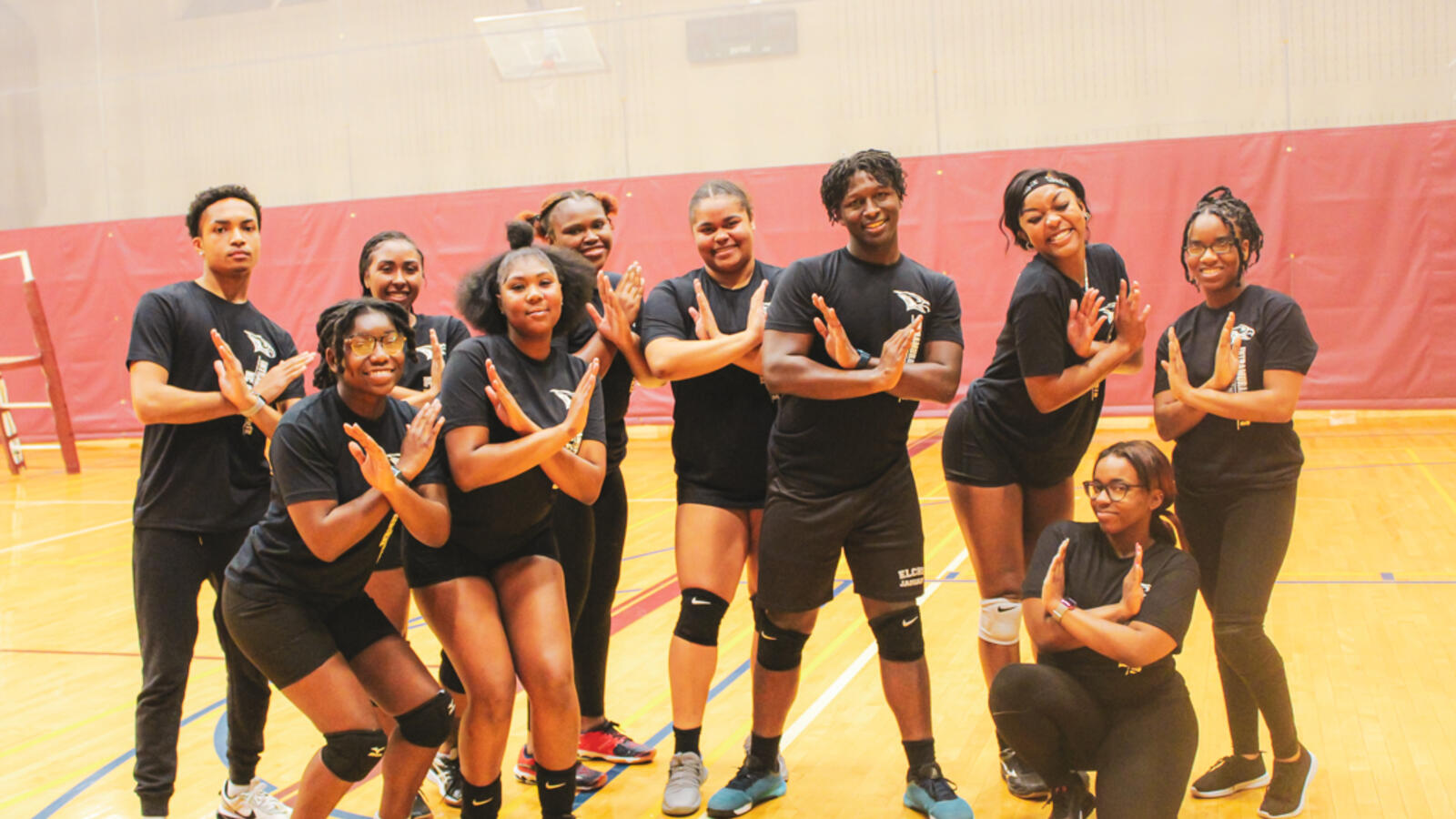 Group of students at Gym