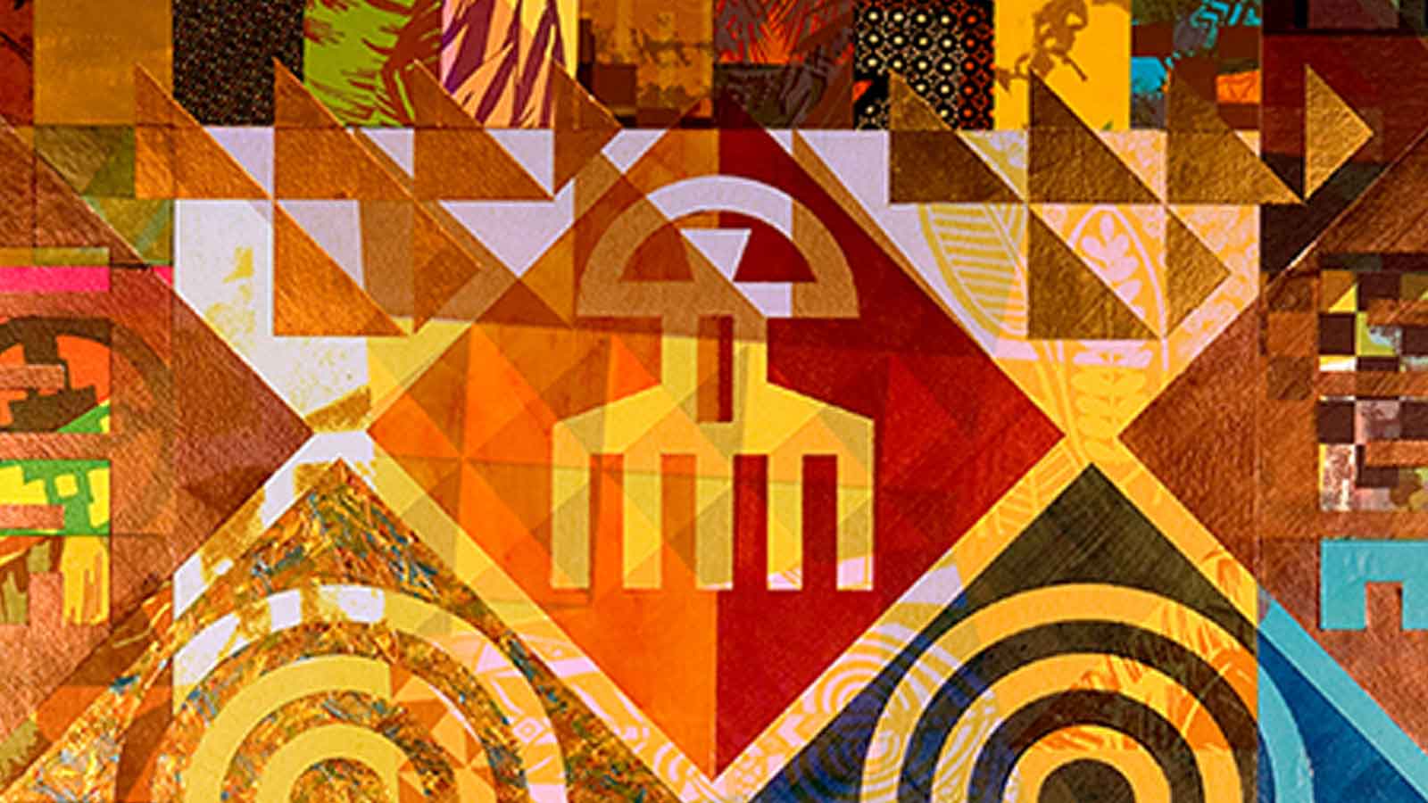 Homage to Gees Bend-II by Charles Joyner