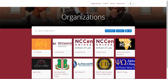 Organizations in Eagle Link