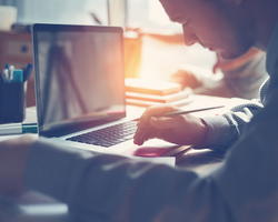 Man on laptop
