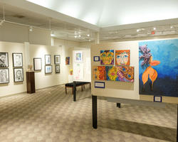 paintings in the museum