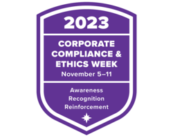 2023 Corporate Compliance and Ethics Week logo