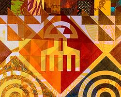Homage to Gees Bend-II by Charles Joyner