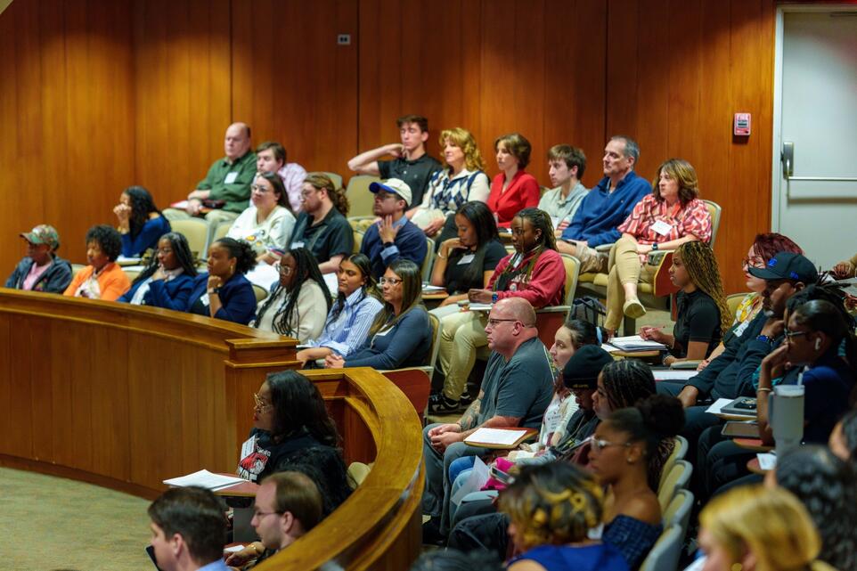 students in lecture hall