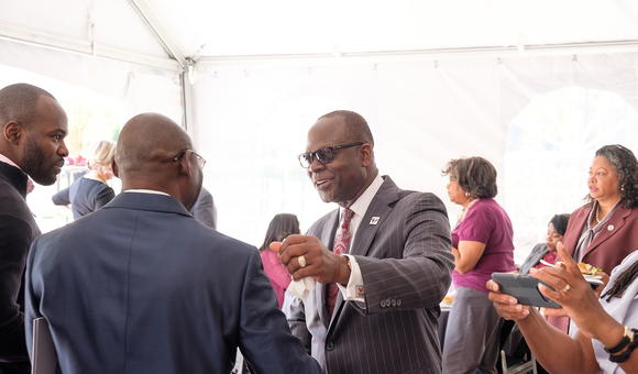 Dr. Johnson Akinleye at important event