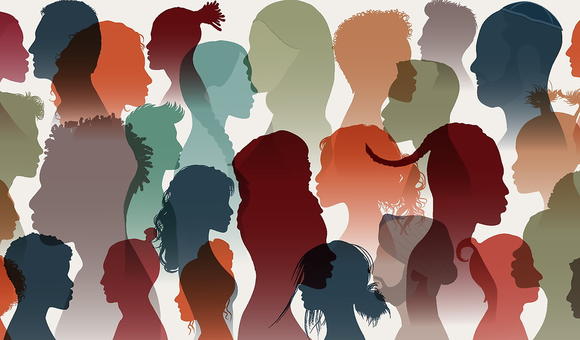  Diversity multiethnic people