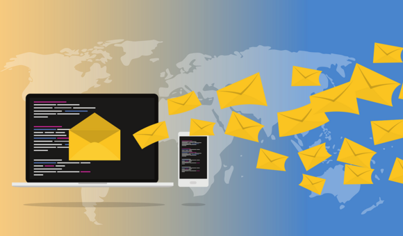 Emails going from computer to the rest of the world