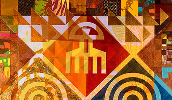 Homage to Gees Bend-II by Charles Joyner