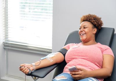 NCCU Student donated blood
