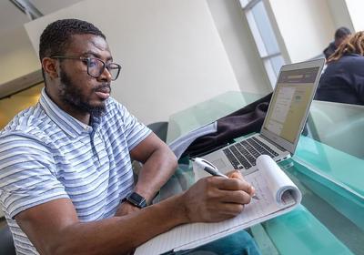 Student Studying