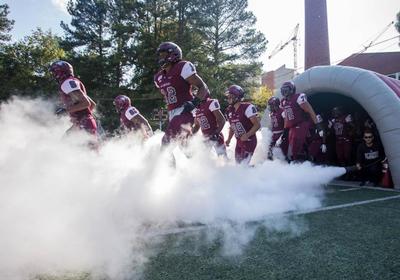 NCCU Football Players on Field