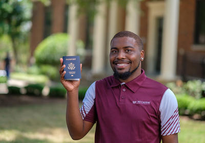 NCCU Eagle with US Passport