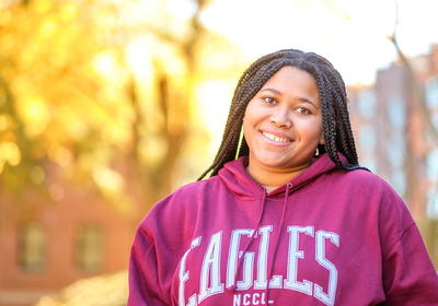 Smiling NCCU Student