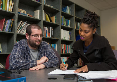 Student is teaching