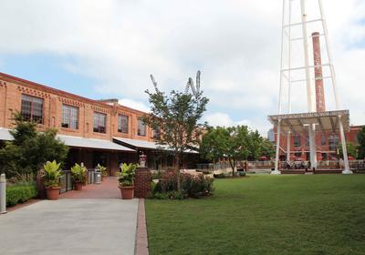 A picture of the American Tobacco campus in Durham