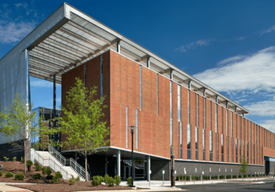 an NCCU building on a sunny day